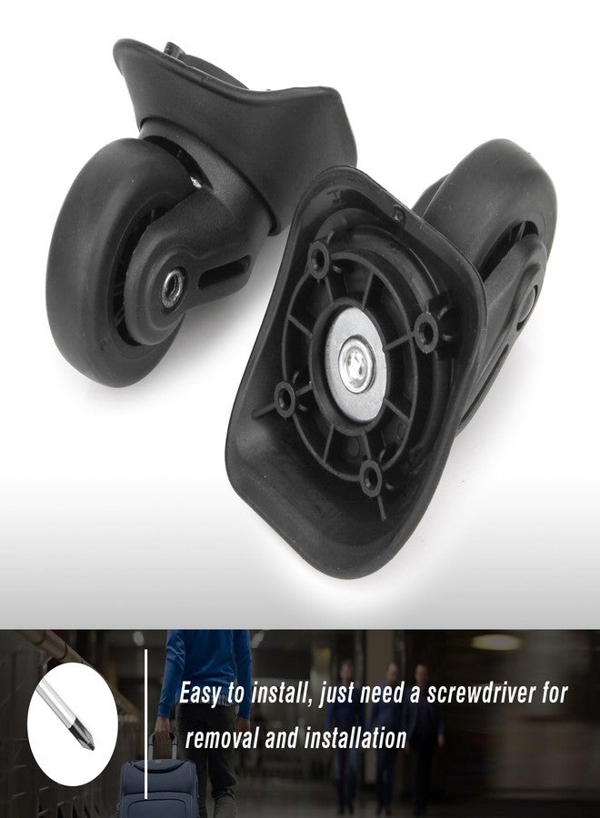 Zoofen Luggage Wheels Replacement 2 pcs Suitcase Replacement Wheels Wear-Resistant Carry On Spinner Casters (ZA-73) - Image 5